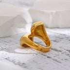 Anello BEHI GARLITA - Oro 18k, Acciaio Inossidabile | Eleganza Raffinata BEHI MILANO - gioielliperfetti.it