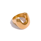 Anello Giusy BEHI MILANO - Acciaio Inossidabile Placcato Oro 18k PVD | Gioielli Perfetti - gioielliperfetti.it