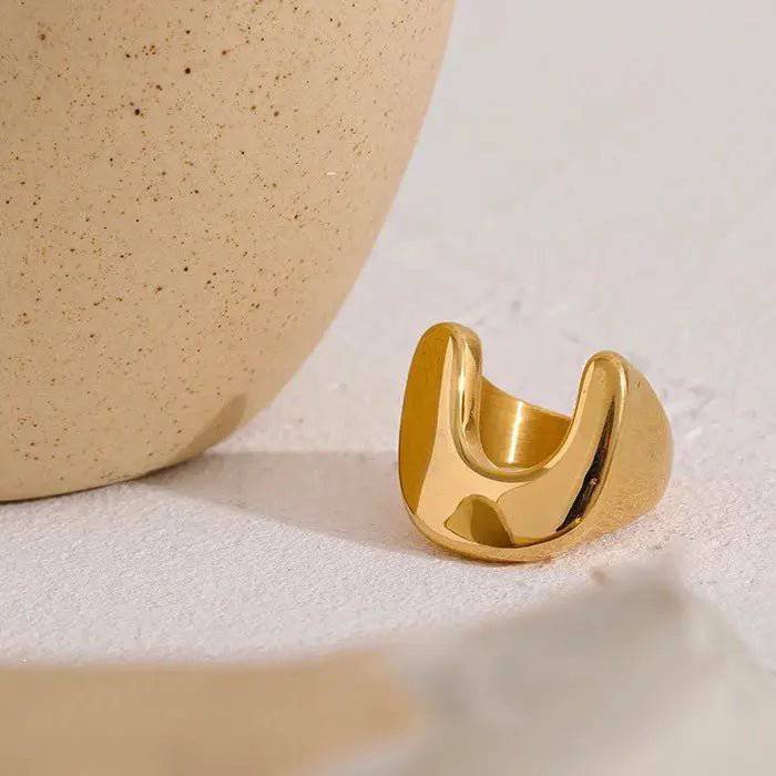 Anello Giusy BEHI MILANO - Acciaio Inossidabile Placcato Oro 18k PVD | Gioielli Perfetti - gioielliperfetti.it