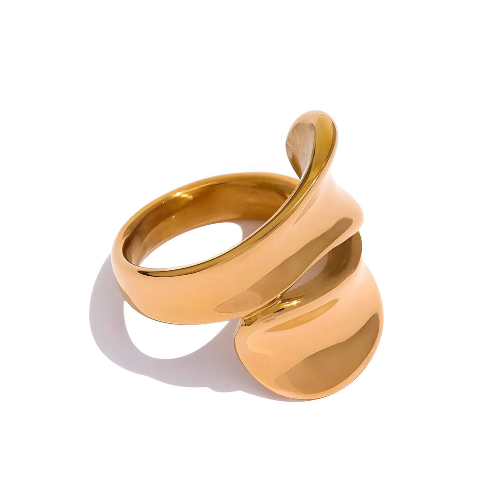 Anello Vivian BEHI MILANO - Eleganza Placcata Oro 18k, Acciaio Inossidabile | Gioielli Perfetti - gioielliperfetti.it