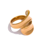 Anello Vivian BEHI MILANO - Eleganza Placcata Oro 18k, Acciaio Inossidabile | Gioielli Perfetti - gioielliperfetti.it