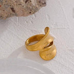 Anello Vivian BEHI MILANO - Eleganza Placcata Oro 18k, Acciaio Inossidabile | Gioielli Perfetti - gioielliperfetti.it