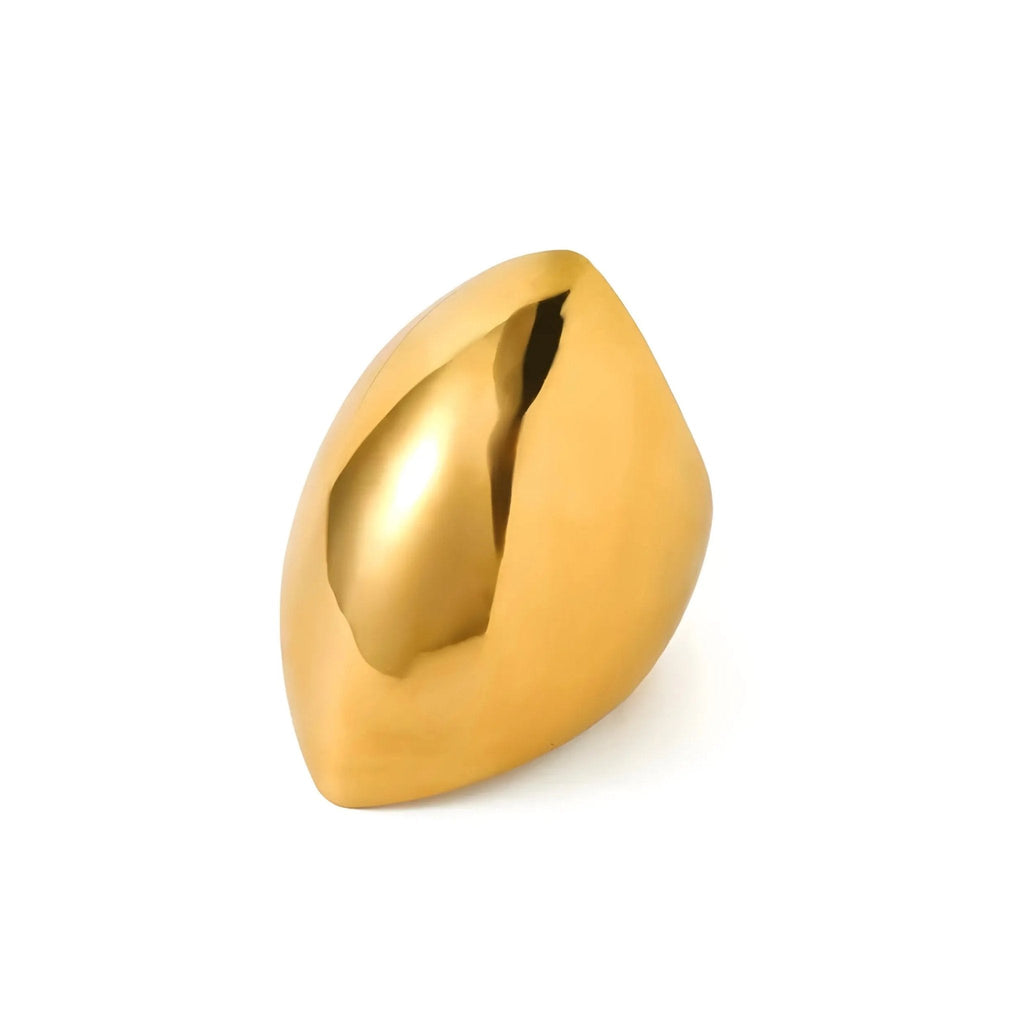 Anello BEHI YOSELIN - Eleganza Raffinata in Acciaio Inossidabile Placcato Oro 18k | BEHI MILANO - gioielliperfetti.it