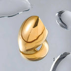 Anello BEHI YOSELIN - Eleganza Raffinata in Acciaio Inossidabile Placcato Oro 18k | BEHI MILANO - gioielliperfetti.it