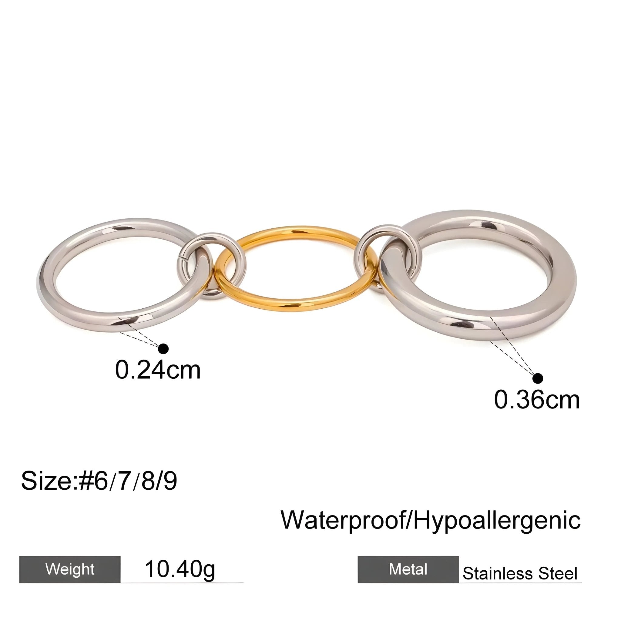 Anello Octaviana BEHI MILANO - Design Intrecciato, Acciaio Inossidabile Placcato Oro 18k - gioielliperfetti.it