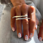 BEHI Gänseblümchen-Ring – 18 Karat vergoldetes organisches Design | BEHI MILANO - schmuckperfetti.it