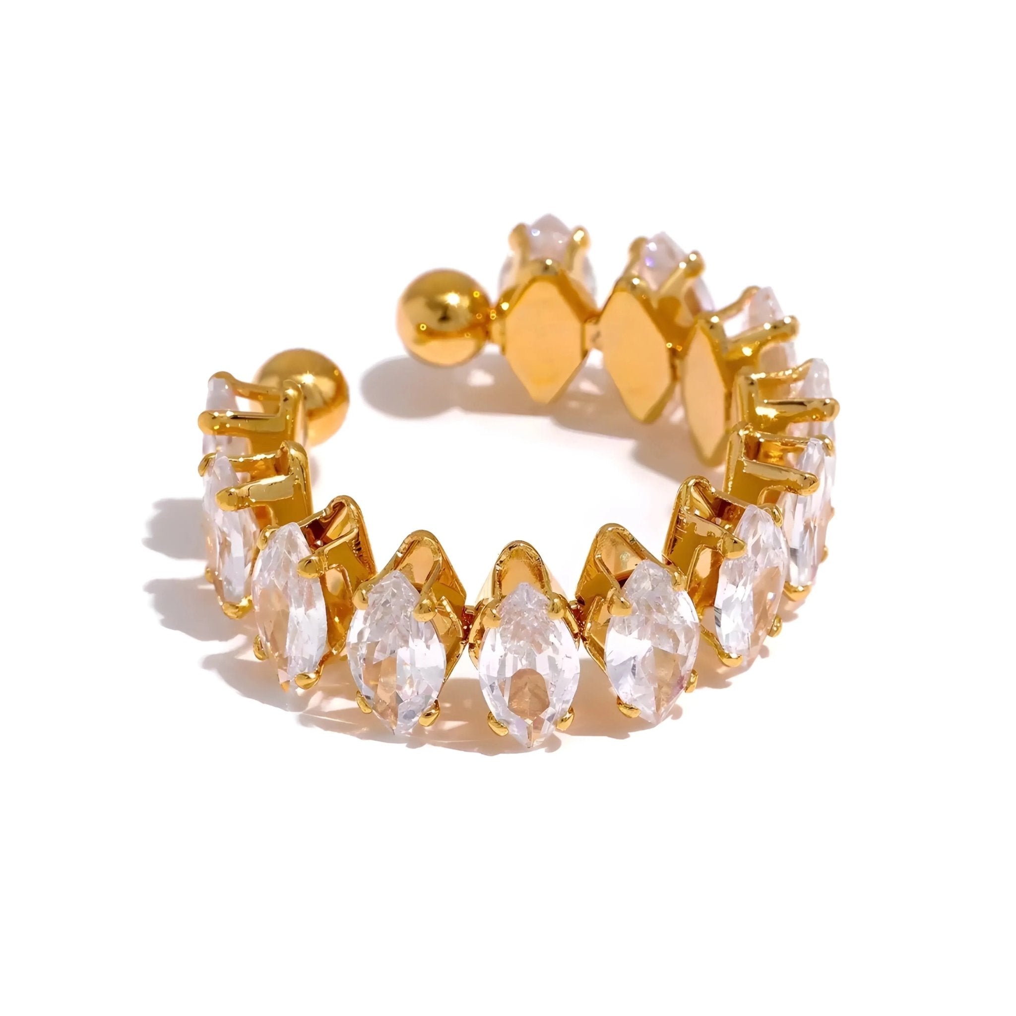 Anello BEHI VISHVA Placcato Oro 18k - Design Unico & Raffinato | BEHI MILANO - gioielliperfetti.it