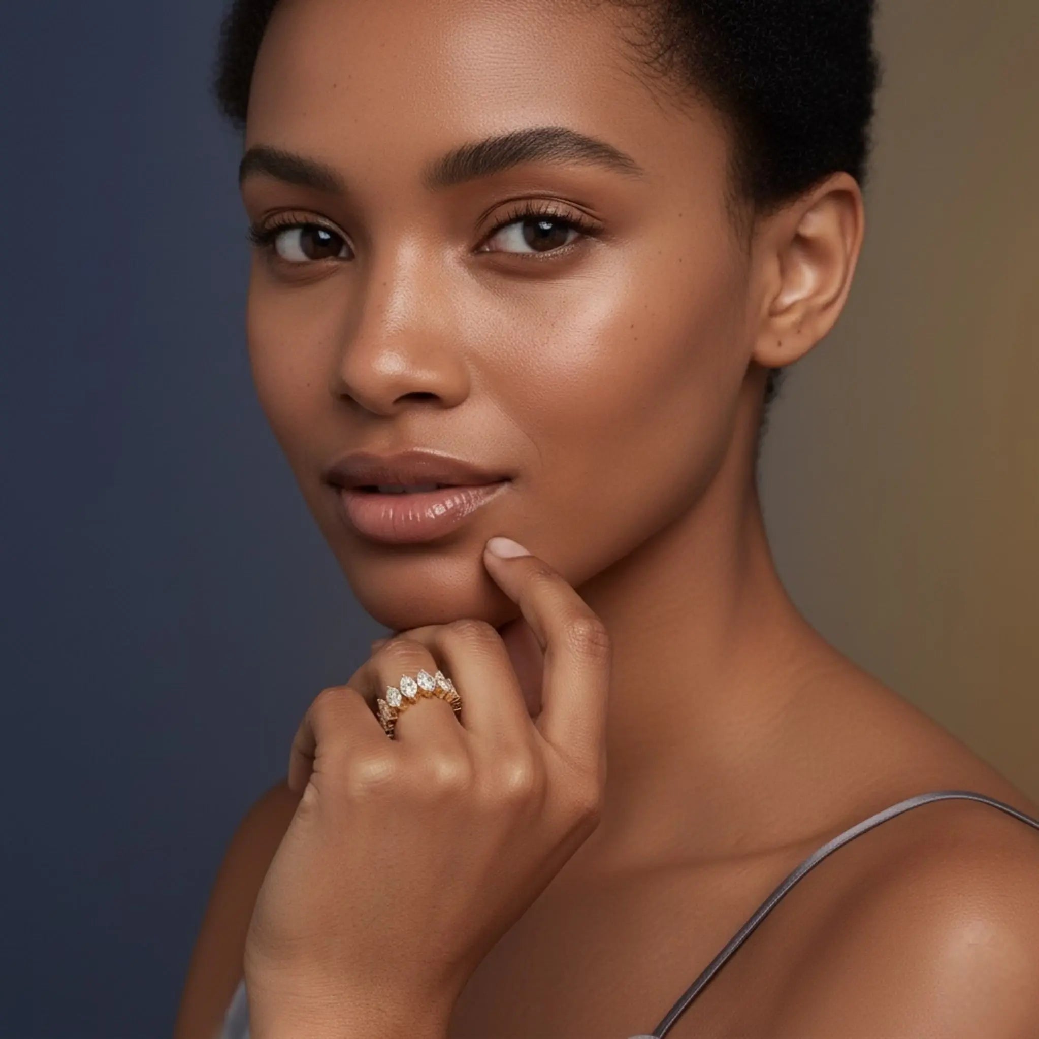 Anello BEHI VISHVA Placcato Oro 18k - Design Unico & Raffinato | BEHI MILANO - gioielliperfetti.it