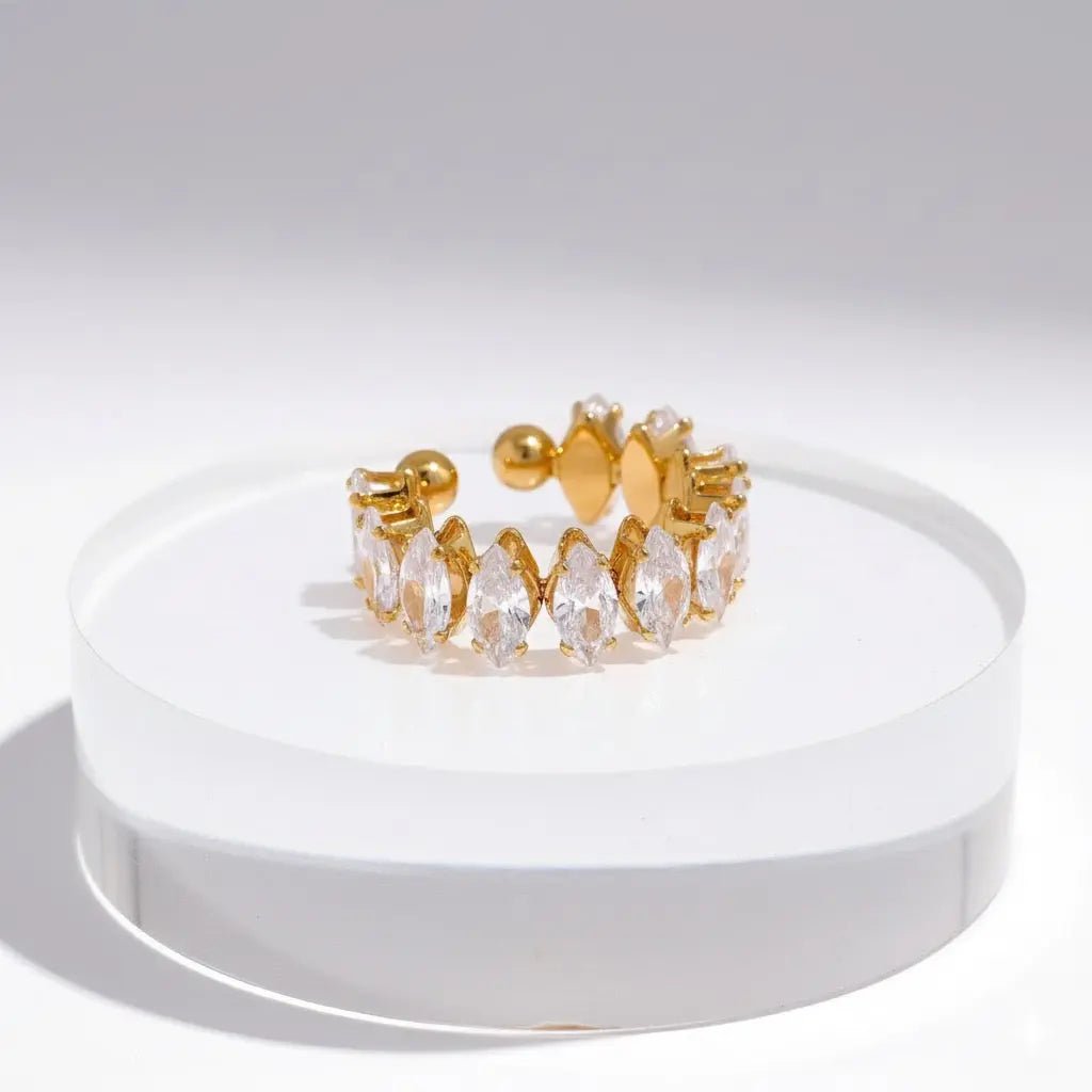 Anello BEHI VISHVA Placcato Oro 18k - Design Unico & Raffinato | BEHI MILANO - gioielliperfetti.it