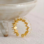 Anello BEHI VISHVA Placcato Oro 18k - Design Unico & Raffinato | BEHI MILANO - gioielliperfetti.it