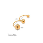 Anello BEHI BENDIS - Eleganza Quotidiana in Acciaio Placcato Oro PVD | BEHI MILANO - gioielliperfetti.it