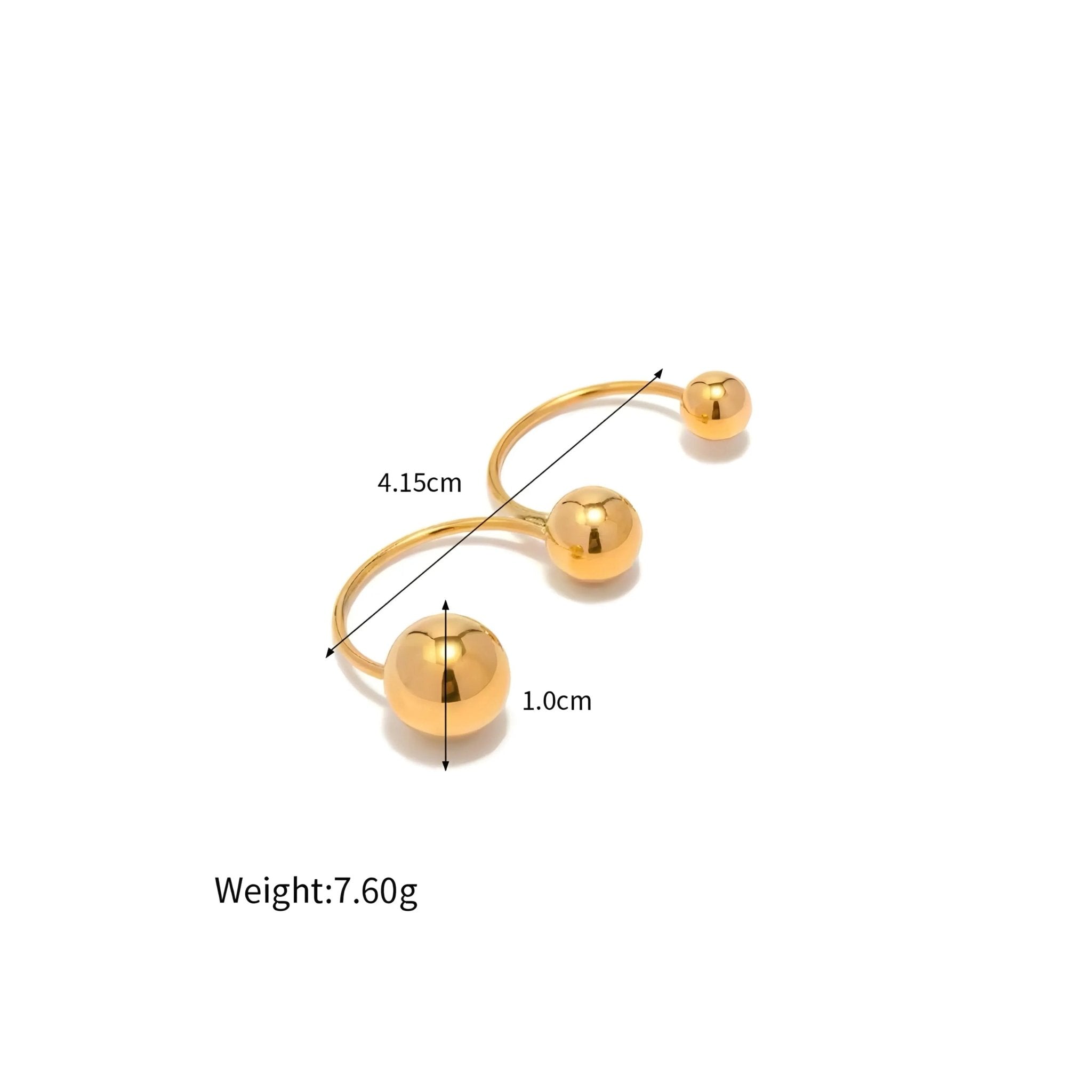 Anello BEHI BENDIS - Eleganza Quotidiana in Acciaio Placcato Oro PVD | BEHI MILANO - gioielliperfetti.it