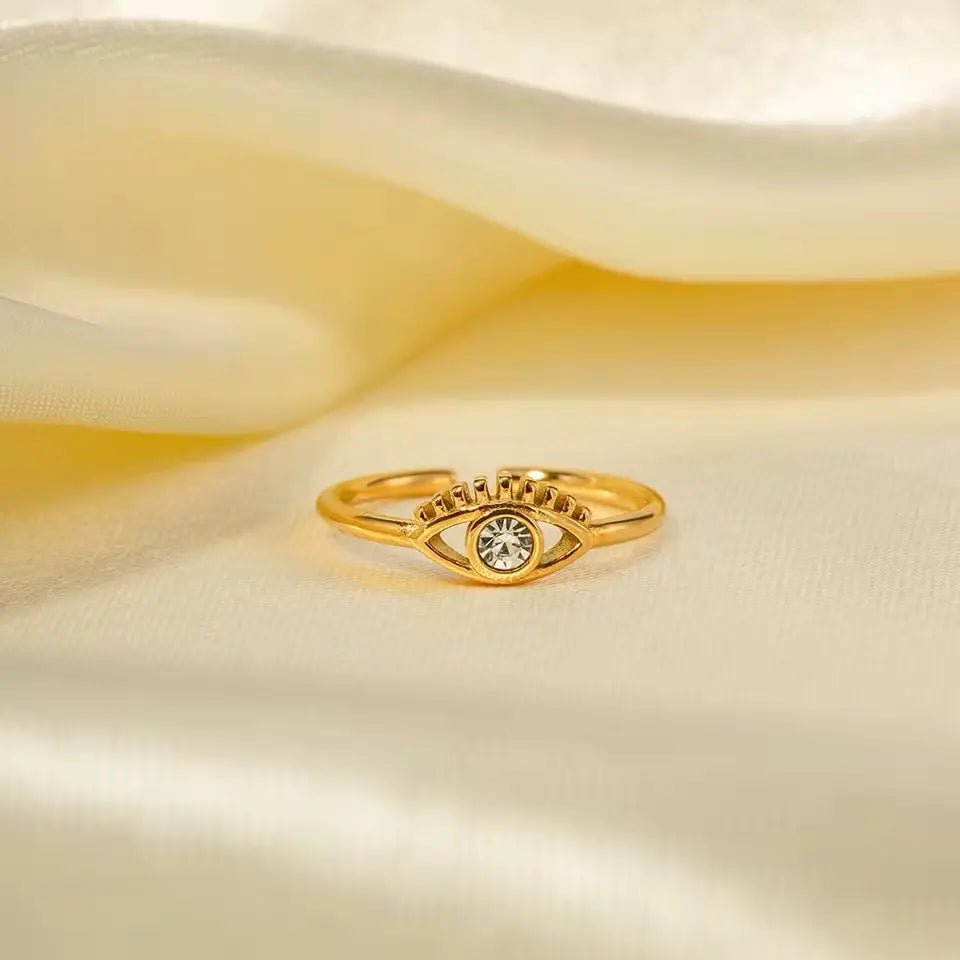 Anello BEHI ZOYA - Oro 18k, Zircone Scintillante, Regolabile | Gioielli Perfetti - gioielliperfetti.it