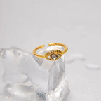 Anello BEHI ZOYA - Oro 18k, Zircone Scintillante, Regolabile | Gioielli Perfetti - gioielliperfetti.it