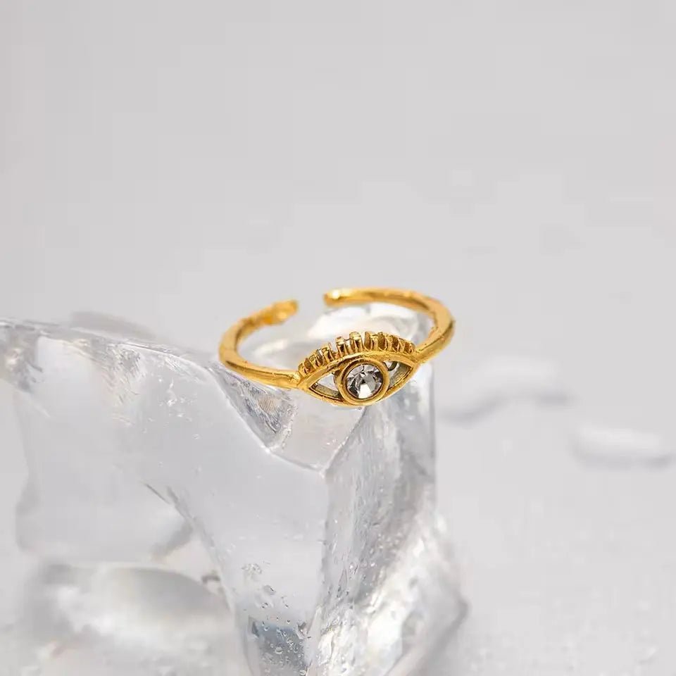 Anello BEHI ZOYA - Oro 18k, Zircone Scintillante, Regolabile | Gioielli Perfetti - gioielliperfetti.it