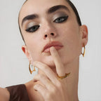 Anello Leena BEHI Milano - Acciaio Inossidabile Placcato Oro PVD | Gioielli Perfetti - gioielliperfetti.it