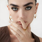 Anello Leena BEHI Milano - Acciaio Inossidabile Placcato Oro PVD | Gioielli Perfetti - gioielliperfetti.it