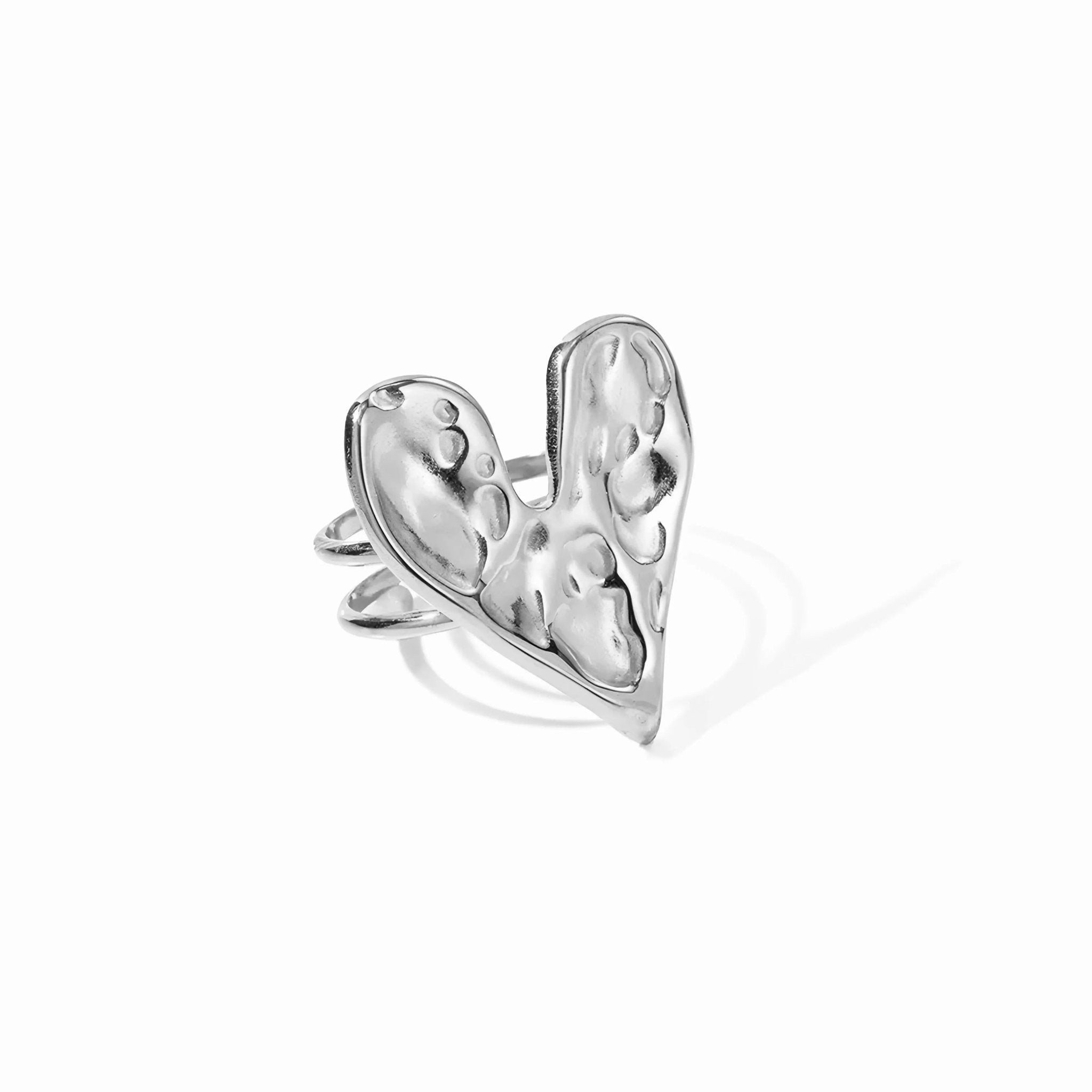 Anello Moira BEHI MILANO - Eleganza Scultorea, Acciaio Inossidabile Placcato Oro 18K, Regolabile - gioielliperfetti.it
