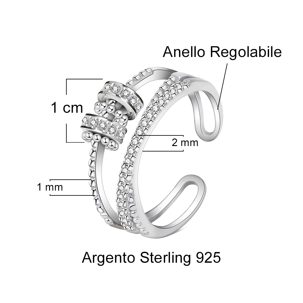 💝 Anello Argento 925 Per Mia Nipote ✨ Regalo Supporto Donna - gioielliperfetti.it