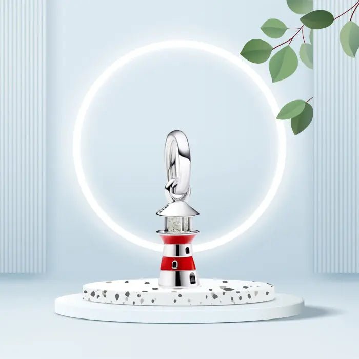 Charm Faro nel Buio in Argento S925 - Simbolo di Guida e Stile Raffinato | gioielliperfetti.it - gioielliperfetti.it