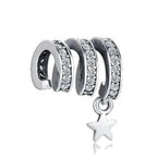 Charm Stella Scintillante in Argento S925 - Unicità e Stile per il Tuo Filo Rosso del Destino | gioielliperfetti.it - gioielliperfetti.it