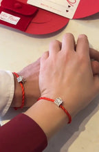 Charm "Family" in Argento S925 - Legame Prezioso per Filo Rosso del Destino | gioielliperfetti.it - gioielliperfetti.it