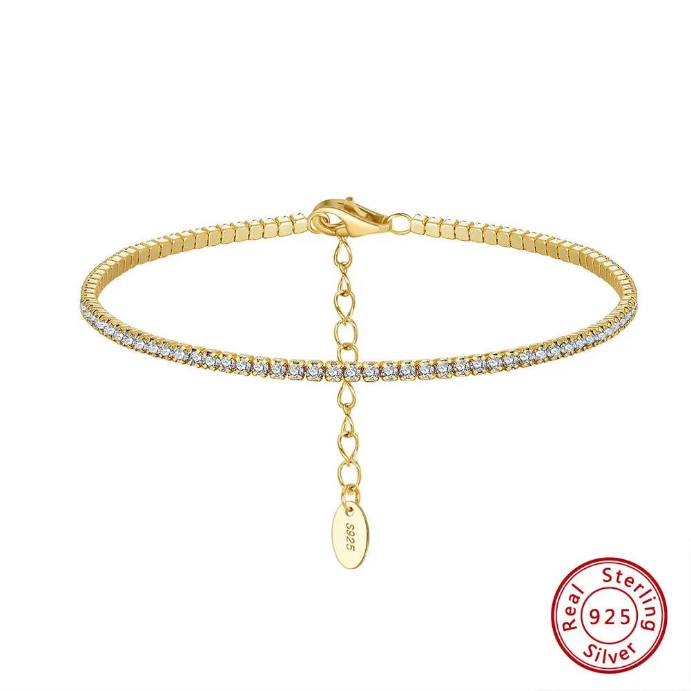 Bracciale Tennis Argento S925 Zirconi Colorati Regolabile - Eleganza Luminosa | Gioielli Perfetti - gioielliperfetti.it