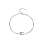Bracciale Doppio Strato Moissanite 1 Carato VVS1 D - Argento 925 | Gioielli Perfetti - gioielliperfetti.it