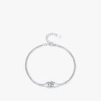 Bracciale Doppio Strato Moissanite 1 Carato VVS1 D - Argento 925 | Gioielli Perfetti - gioielliperfetti.it