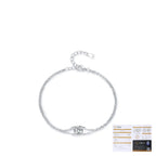 Bracciale Doppio Strato Moissanite 1 Carato VVS1 D - Argento 925 | Gioielli Perfetti - gioielliperfetti.it