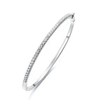 Bracciale Moissanite Oro Bianco 18K - Splendore Certificato GRS | Gioielli Perfetti - gioielliperfetti.it