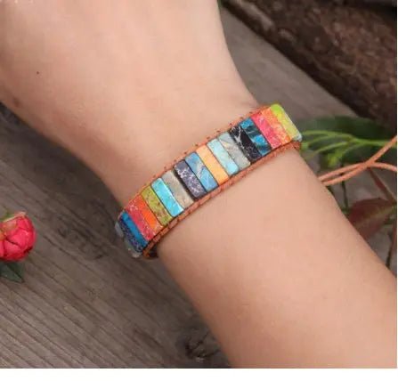 Bracciale Raffinato in Diaspro Marino Naturale - Stile Unico | Gioielli Perfetti - gioielliperfetti.it