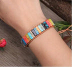 Bracciale Raffinato in Diaspro Marino Naturale - Stile Unico | Gioielli Perfetti - gioielliperfetti.it