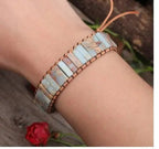 Bracciale Raffinato in Diaspro Marino Naturale - Stile Unico | Gioielli Perfetti - gioielliperfetti.it