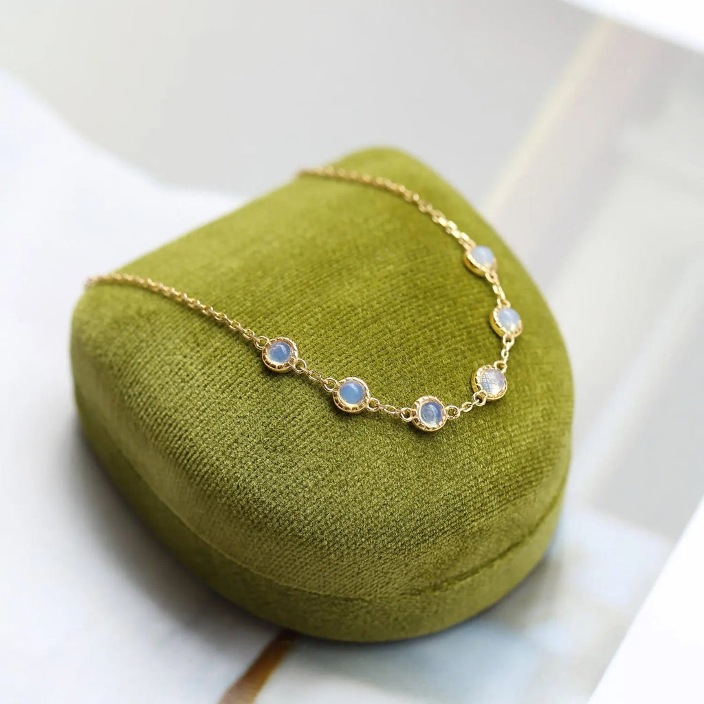 Bracciale Regolabile Argento S925 con Opale, Rubino o Zaffiro - Eleganza Versatile | Gioielli Perfetti - gioielliperfetti.it