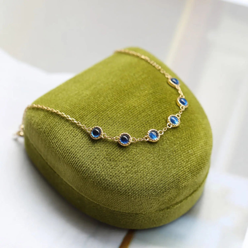 Bracciale Regolabile Argento S925 con Opale, Rubino o Zaffiro - Eleganza Versatile | Gioielli Perfetti - gioielliperfetti.it