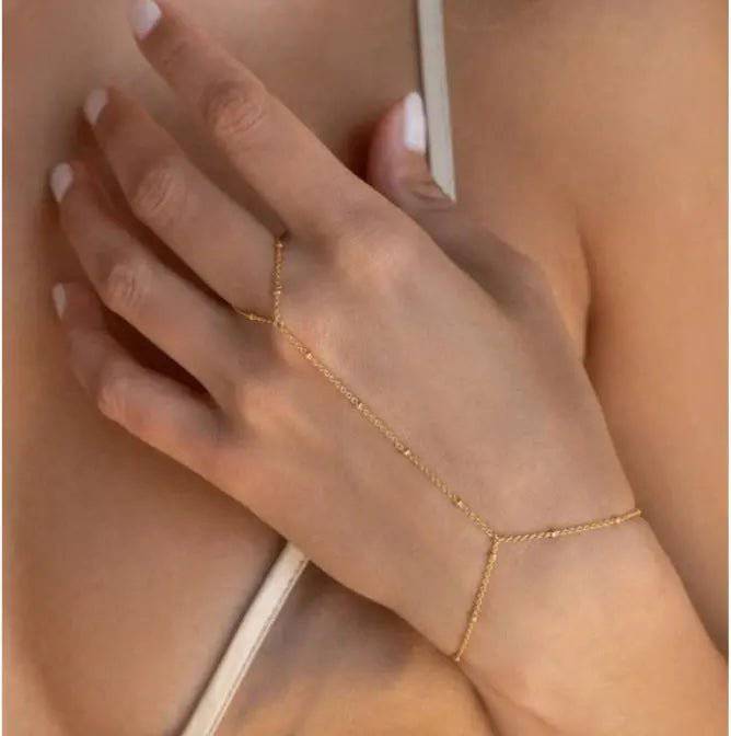 Braccialetto Donna Placcato Oro con Perline Rotonde - Eleganza Raffinata | Gioielli Perfetti - gioielliperfetti.it