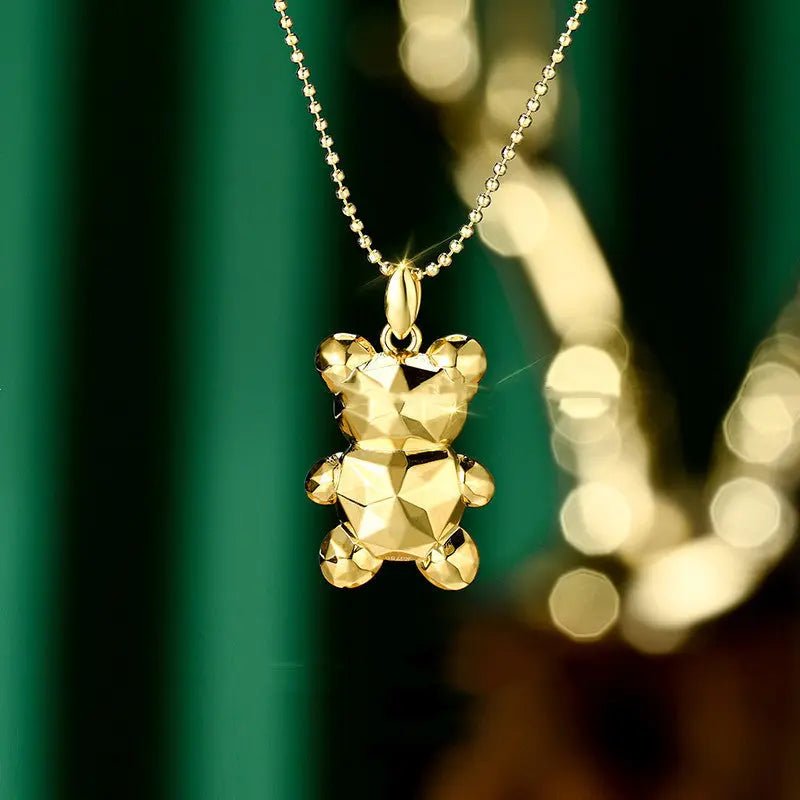 Pendente Orso in Oro 18K da Donna - Gioiello Raffinato | Gioielli Perfetti - gioielliperfetti.it