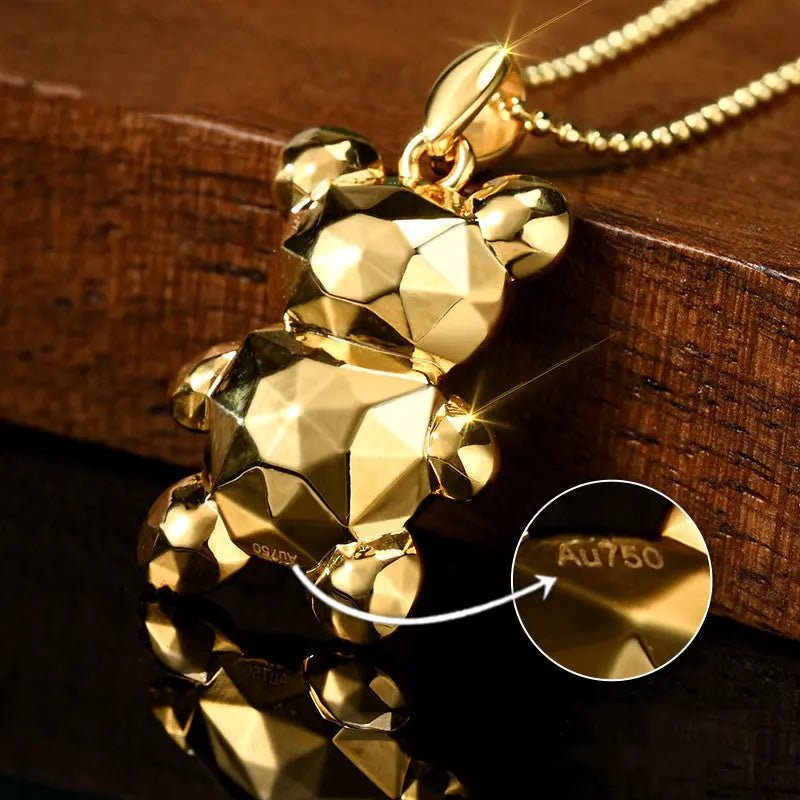 Pendente Orso in Oro 18K da Donna - Gioiello Raffinato | Gioielli Perfetti - gioielliperfetti.it