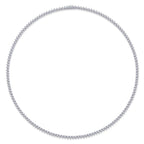 Collana Donna Argento 925 - Catena a Croce con Pendente Rotondo | Gioielli Perfetti - gioielliperfetti.it