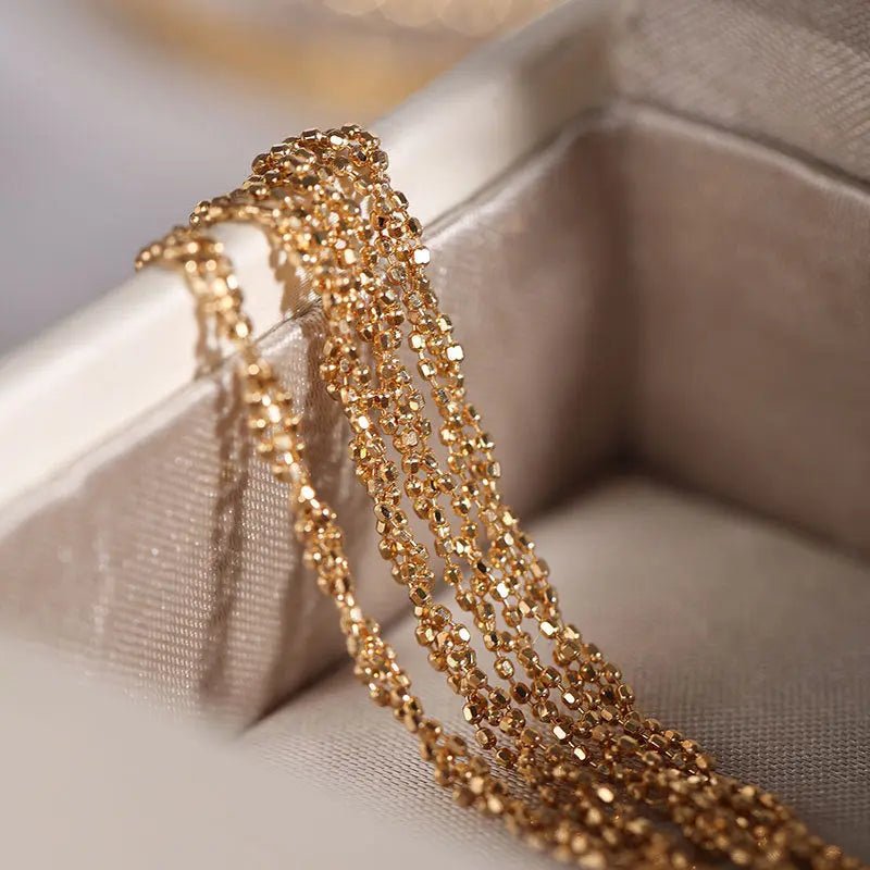 Collana o Bracciale Intrecciato Oro 18K - Eleganza e Splendore | Gioielli Perfetti - gioielliperfetti.it