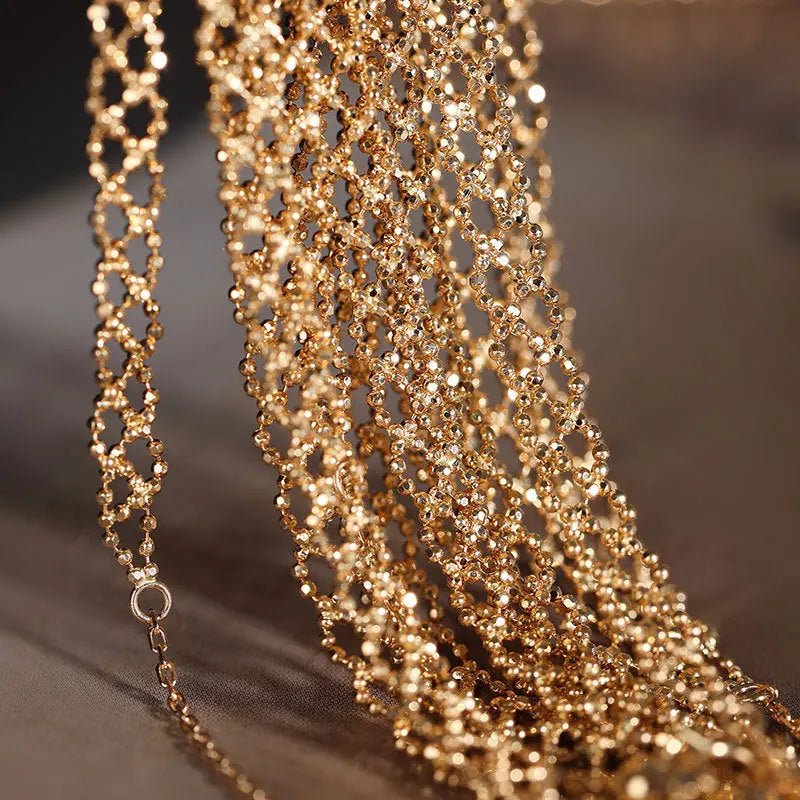 Collana o Bracciale Intrecciato Oro 18K - Eleganza e Splendore | Gioielli Perfetti - gioielliperfetti.it