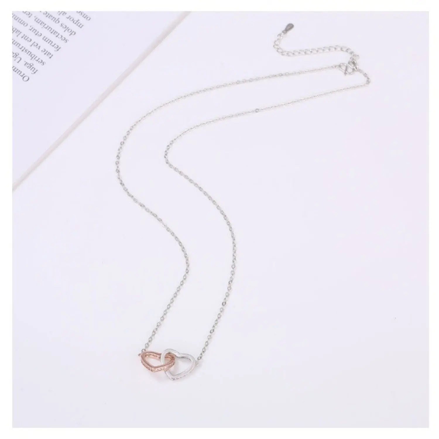 Collana Doppio Anello Oro Rosa - Raffinatezza e Stile | Gioielli Perfetti - gioielliperfetti.it