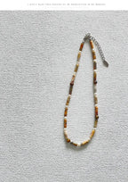 Collana Raffinata con Perle d'Acqua Dolce e Occhio di Tigre | Gioielli Perfetti - gioielliperfetti.it