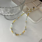 Collana Irregolare Cristalli Gialli - Splendore Moderno | Gioielli Perfetti - gioielliperfetti.it