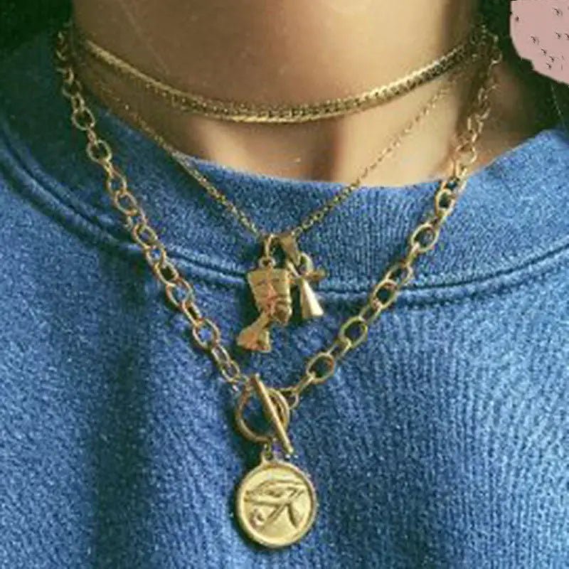 Collana Placcata Oro in Acciaio al Titanio - Eleganza e Stile | Gioielli Perfetti - gioielliperfetti.it