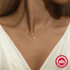 Collana Cuore Geometrico Oro Argento S925 Donna - Eleganza Raffinata | Gioielli Perfetti - gioielliperfetti.it