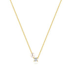 Collana Raffinata Oro 925 con Perla e Design Geometrico Coreano | Gioielli Perfetti - gioielliperfetti.it