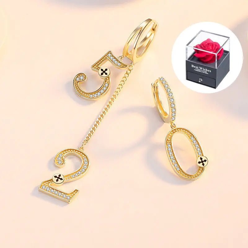 Orecchini High Sense in Argento 925 con Gemme Scintillanti - Croce, Corona o Numeri Romani | Gioielli Perfetti - gioielliperfetti.it