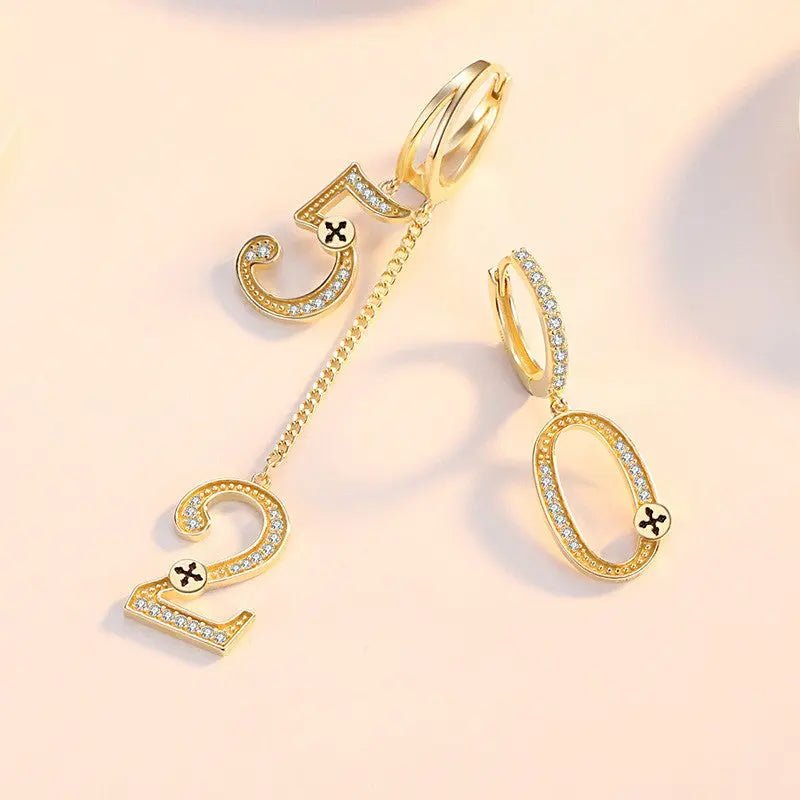 Orecchini High Sense in Argento 925 con Gemme Scintillanti - Croce, Corona o Numeri Romani | Gioielli Perfetti - gioielliperfetti.it